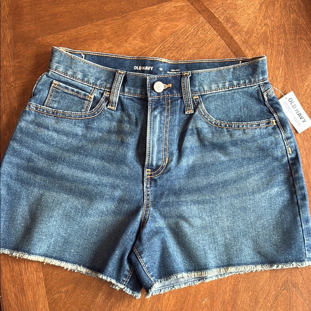 Girl 16 Old Navy Blue Jean Shorts Classic Cut-Off Style